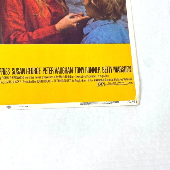 Sudden Terror‎ Eyewitness 1971 Lobby Card Movie Poster Mark Lester Thriller UK - Picture 6 of 7